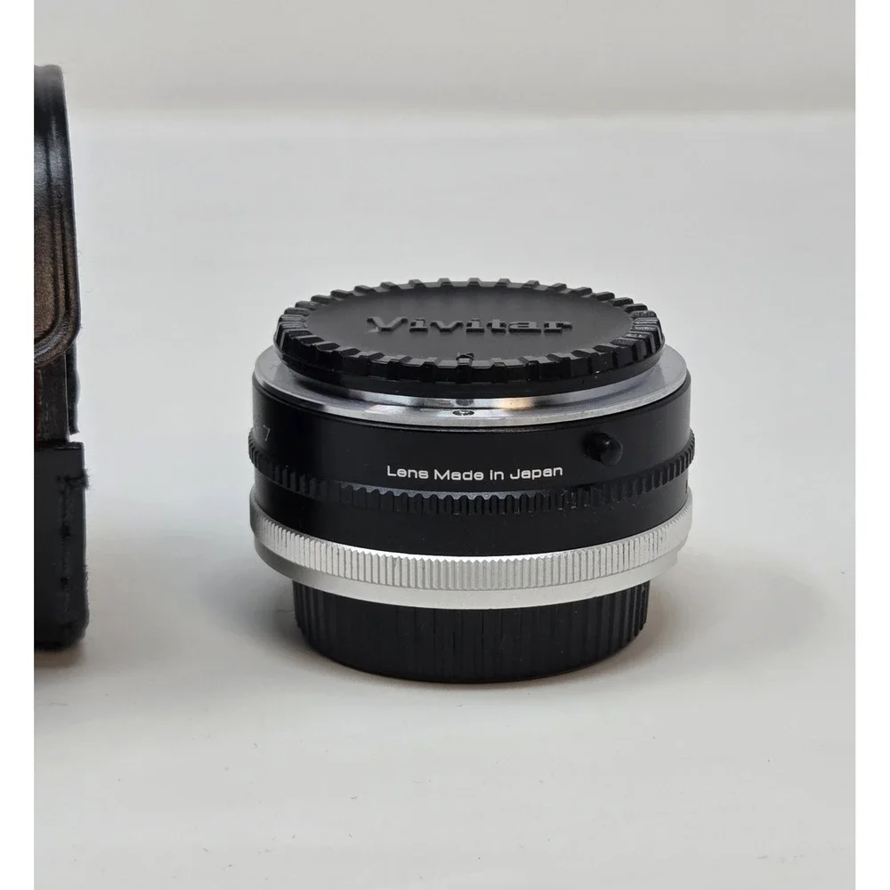 Vivitar MC Tele Converter 2X-7 Konica AR Mount Multi-Coated w/ Caps & Case Japan